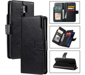 Leather Nine Cards Wallet Case For Samsung A31 A21S A51 A71 A50 A70 A20 A40 A20E A7 A8 A6 J4 J6 J8 2018 Phone Cover