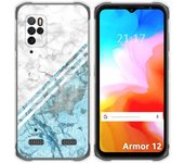 Funda Silicona para Ulefone Armor 12 5G diseño Mármol 02 Dibujos
