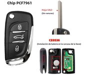 Remote Car Key For Peugeot Partne 107 207 307 307S 308 407 607 For Citroen C2 C3 C4 C5 C6 433MHz ASK CE0523/0536 HU83/VA2 Blade