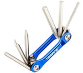 TOOPRE Portable Folding Inner Hexagonal Wrench Box Hexagonal Middle Hole Box Set Multi Functional Inner Hexagonal Tool