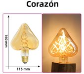 2PCS/Lot Retro Edison LED Light Bulb E14 E27 Vintage LED Bulb 220V 4W C35 A60 T45 ST64 G80 G95 G125 Led Lighting Edison Lamp
