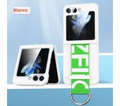 Ring Wrist Strap Phone Case for Samsung Galaxy Z Flip 6 5 4 3 Flip5 Flip4 Flip6 5G PC Silicone Fall Prevention Shockproof Cover