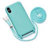FAMZ Funda Colgante Iphone 11 Pro Max Silicona Turquesa