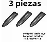 3.5/5/6/7/8 Inch Kitchen Knife Sheath Black Plastic Knife Covers Knife Blade Protector Cover Edge Guards Case Kitchen Accessorie