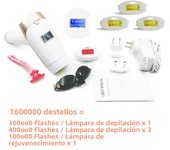 Updated Laser Hair Removal 2in1 Replaceable Lamp Rejuvenation Permanent Painless Hair Removal Bikini Trimmer IPL Epilator Device