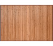 vidaXL Alfombra rectangular bambú 70x100 cm Color Negro,  Natural,  Marrón y mas Alfombras de área  Alfombra de Piso para Sala de Estar Dormitorio Habitación Salón