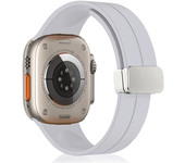 Magnetic Silicone Strap For Apple watch band 44mm 45mm 49mm 40mm 41mm 42mm 38mm correa Bracelet iWatch Series 7 8 se 6 9 ultra 2