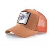 K Baseball Caps Men Snapback Hip Hop Trucker Cap With Embroidery Bull Patch Four Seasons Breathable Mesh Trucker Hat For Women