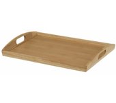 Bandeja de Desayuno de Madera Marrón Provenzal Unimasa para Cocina - 33x6x46.5cm