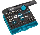 HAZET 2200/36 - Juego de Llaves de Vaso 1/4 Pulgadas Hexágono Macizo - 36 Herramientas