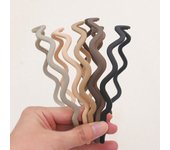 4/5/6pcs Fashion Matte Headband For Women Girls Thin Headband Female Plastic Teeth Hairbands Simple Hair Accessories Mix Styles