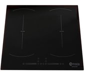 Placa de Inducción AMSTA AMTI642F 2 zonas flexibles 4 fuegos 60 cm 7400w Negra