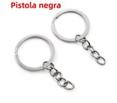 20 pcs/lot Key Ring Chain 6 Colors Plated 50mm Long Round Split Keychain Keyrings Wholesale