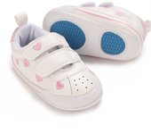 Zapatillas De Bebé Primera Marcha Suaves Y Cómodas Para Niña Prewalker With Suela De Goma Todoterra Para 0-18 Mes Cierres De Corretas De Encajes