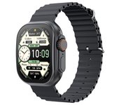 Xo m11 ultra reloj smartwatch pantalla cuadrada 2,01” curva - llamadas bt - nfc - multideporte - tensiometro, pulsometro y control de oxigeno - cargador magnetico - color negro
