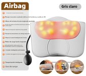 Airbag Traction Neck Massage Pillow Cervical Waist Back Shoulder Shiatsu Kneaded Multifunctional Hot Compress Relaxation Gift