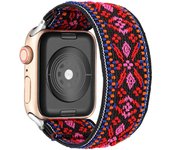 Scrunchie Strap for Apple watch band 40mm 44mm 42mm 45mm 41mm 49mm Elastic solo loop bracelet iWatch series 3 se 6 7 8 9 ultra 2