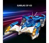 In stock Technical Anime Sprot car moc Building Block Future GPX Cyber Garland SF-03 Formula One model gifts Christmas 596pcs