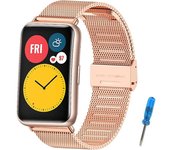 CorreasdeSmartwatches Correa Milanesa De Metal magnética Compatible con Xiaomi Mi Watch Lite/Redmi.