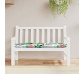 vidaXL Cojín para banco de jardín tela multicolor 120x50x7 cm
