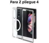 Original Magnetic Clear Cover For Magsafe Case Samsung Galaxy S24 S23 Fe S21 Plus S22 Ultra Z Flip Fold 6 5 4 3 Acrylic Silicone