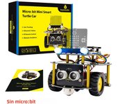 Keyestudio Micro:Bit V2 Robot Car Kit for MicroBit  Smart Robot Car STEM Programmable Electronic Study Kit Kids Educational Toys