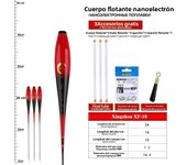3PCS Composite Nano Luminous Float Body Foot+3PCS Tubes+1 Bag Hooks+1 Float Rest No Tail No CR425 Battery Fishing Tackle Tools