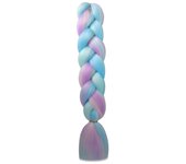 24Inch Synthetic Braiding Hair Extension Ombre Color Rainbow DIY Jumbo Hair Pink Red Blue Hairstyle for Women