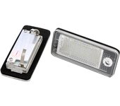 Car LED License Plate Number Light For Audi A3/S3 A4/S4 A6/S6 ​Q7 RS4 8E0807430A 8E0807430B