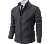 Men's Knit Cardigan Christmas Fleece Sweater Coat Fashion Casual Jacket High Quality Male Wool Cashmere Clothing