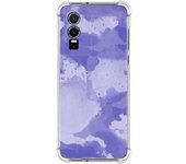 Funda Silicona Antigolpes para Vivo Y76 5G diseño Acuarela 01 Dibujos