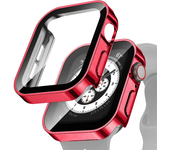 Screen Protector Glass Bumper for Apple Watch Cover 45mm 41mm 40mm 44mm Electroplating Waterproof Case iWatch 7 8 9 4 5 6 SE