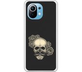 Funda compatible con Xiaomi Mi 11 - tatoo calavera dotwork