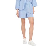 ONLAUGUSTA SHORTS WVN Cloud Dancer BLUE STRIPES