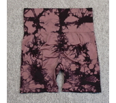 Tie-Dye Yoga Shorts for Women High Elastic Gym Shorts Push Up Sports Shorts Running Workout Fitness Women Short Sports Leggings