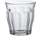 ARISE SHOP-Set de 4 Vasos Duralex Picardie 310 ml,Blanco,Gris,Naranja,Verde,Vaso para agua,bebida