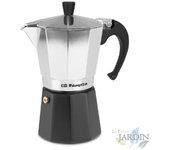 SUINGA Cafetera Italiana Aluminio 6 Tazas, cafetera espresso, cocina gas, vitrocerámica