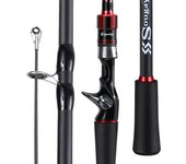 Sougayilang Fishing Rod 1.8~2.1m Carbon Fiber Spinning Casting Lure Rod Max Drag 10kg for Bass Pike Trout Fishing Caña De Pescar
