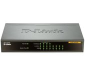 D-Link DES-1008PA switch No administrado Fast Ethernet (10/100) Energía sobre Ethernet (PoE) Negro