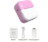 Mini impresora portátil para teléfono móvil IOS y Android, impresión sin dint, BT, Photo Térmica, Gift, Notas de estudio,