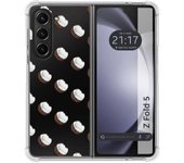 Funda Silicona Antigolpes para Samsung Galaxy Z Fold 5 5G diseño Cocos Dibujos