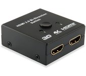Switch selector hdmi bidirecional equip  2 entradas 1 salida / 1 entrada 2 salidas