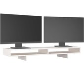 vidaXL Soporte para Monitor Elevador Oficina Color Marrón miel,  Natural,  Blanco y mas
