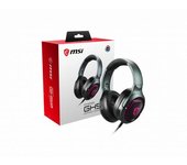 MSI Immerse GH50 Auriculares Alámbrico Diadema Juego Negro