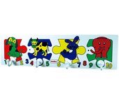 Henbea Percheros Pared Blanco decorado Animales Colgador Infantil Cabide de Paredes Percha Infantil para niños para Escuelas Dormitorio Baño (811)
