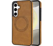 Matte Leather Phone Case for Samsung Galaxy A16 A15 A55 A04S A14 A54 A13 A53 A52S S24 S23 FE S22 Ultra S21 Plus Busines Cover