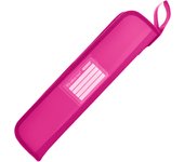 Estuche Escolar Office Box para Flautas en Polipropileno con Cierre de Cremallera y Asa Tirador - Colorline