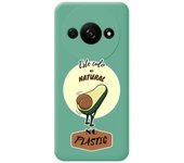 Tumundosmartphone Funda Silicona Líquida Verde para Xiaomi Redmi A3 diseño Culo Natural Dibujos
