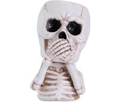 Skull Head Flower Pots Gothic Skeleton Planter Container Office Planter Succulent Plant Organizer Halloween Tabletop Ornament