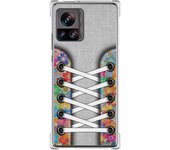 Funda Silicona Antigolpes para Motorola Edge 30 Ultra 5G diseño Zapatillas 04 Dibujos